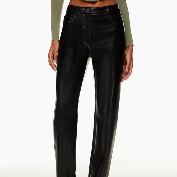 Aritzia Melina Pant - Sz 4 Black Regular Length - Picture 5 of 10